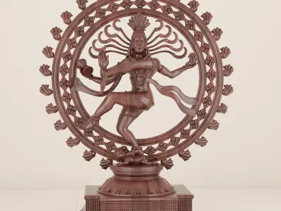 Shiva Nataraja 3D Sculpture 3D model