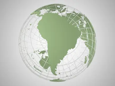 Globe News Skalton Turfe Green 3D model