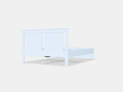 SONGESAND Bed frame 18 Low-poly 3D model