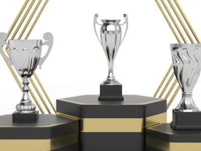Trophy Cups 3D model 70