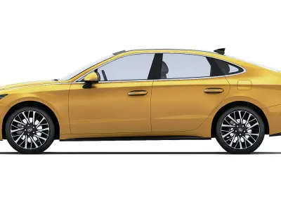 Hyundai Sonata 2020 3D model