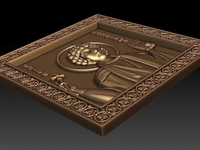 Saint Panteleimon the Healer 3D model
