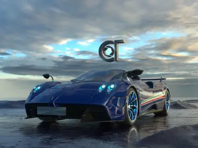 Pagani Huayra Tricolore 2021 3D model 3D model