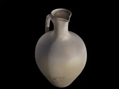 old jug Low-poly 3D model