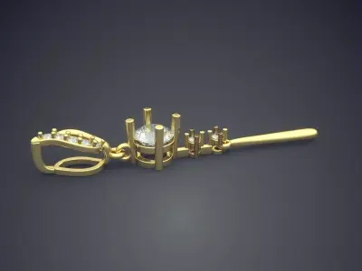Luxury Jewelry Piece CAD 3799 3D print model
