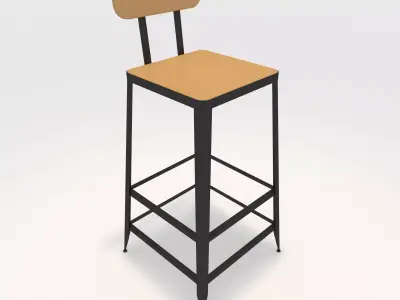 Bar Stool 2 3D model purchase