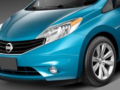 Nissan Versa Note 2014 usa 3D model
