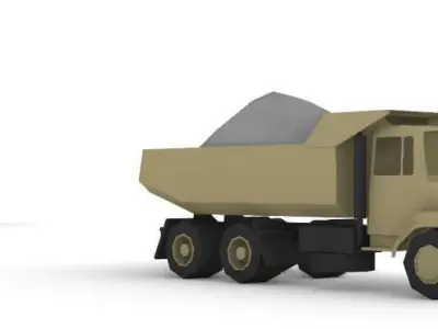 Truck dump 3D model