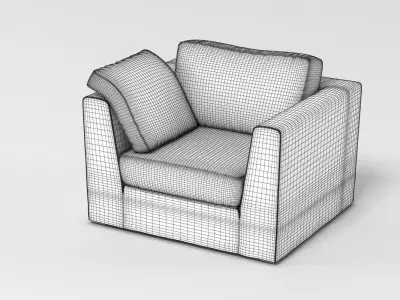 Machalke Armchair 3D model