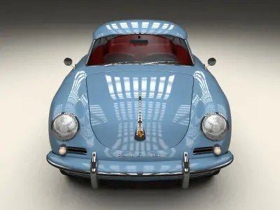 Porsche 356 3D model
