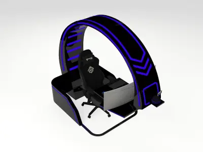Mobile Gaming pod concept01 3D model