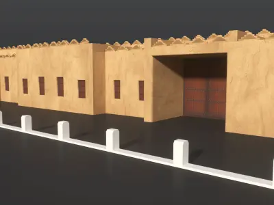 Al Shamiya Gate Kuwait City 3D model