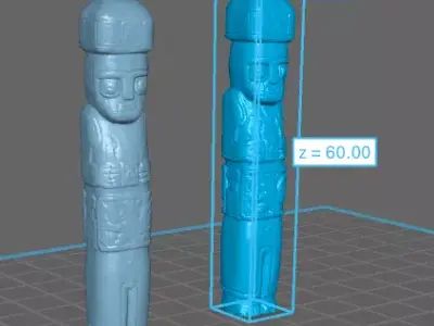 Tiwanaku 2 replica statues 3d print 3D print model