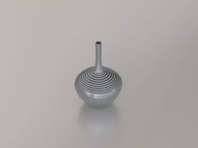 Earthenware jug 05 3D model