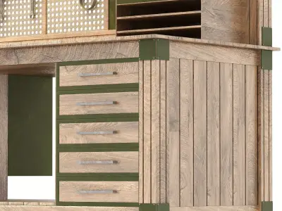 Work Bench 01 3D model