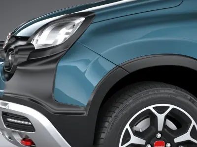 Fiat Panda Cross 2021 3D model