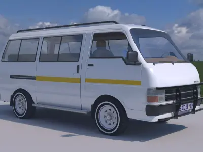 Minibus Taxi SA 3D model