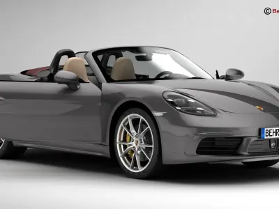 Porsche 718 Boxster 2017 3D model