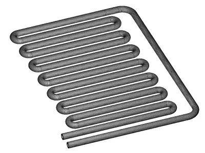 Refrigerator Condenser Coil 3D print model