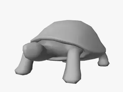 Low Poly Turtle Low-poly 3D model purchase
