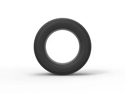 Race tire 7 Scale 1 to 25 3D print model