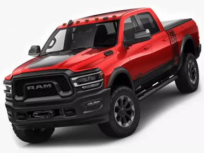 RAM Power Wagon 2019 3D model
