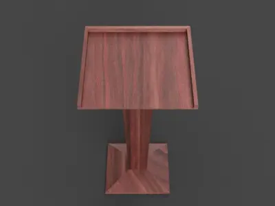 Speech stand 1  Free 3D model
