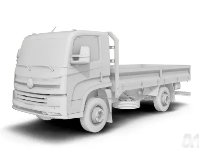 volkswagen delivery express 3D model