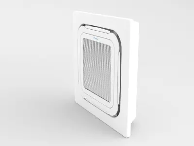 Daikin Cassette Air Conditioner Low-poly 3D model