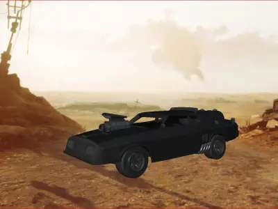 Mad Max V8 pursuit special interceptor 3D print model