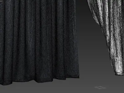 Curtains curtain 3D model