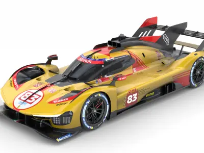 Ferrari 499p WEC 2024 3D model