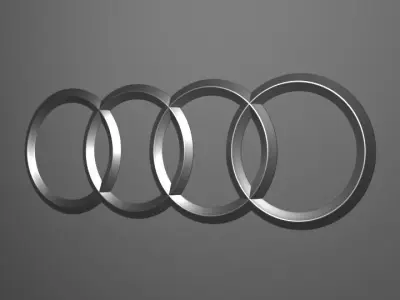 Audi Logo 3D model