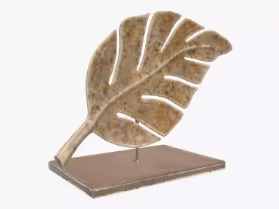 Leaf sculpture 01 3D model