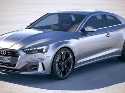 Audi A5 Coupe 2020 3D model