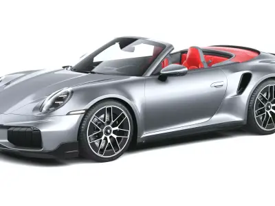 Porsche 911 Turbo S Cabrio Aerokit 2026 3D model