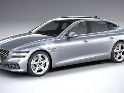 Genesis G80 2021 3D model