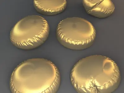 Bean Bag Chairs 2 3D model