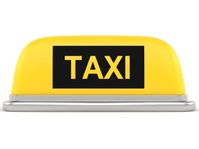 Taxi Driver Cap 3D model