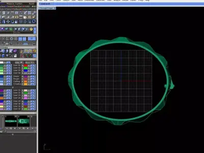 Luxury Geometric Bangle Bracelet 3D print model