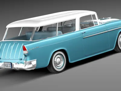 Chevrolet Bel Air Nomad 1955 3D model