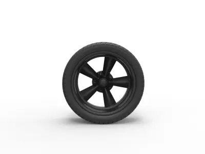  Sport wheel 3 3D print model