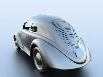 volkswagen w30 beetle 3D print model