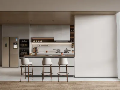 Kitchen Modern interior 95 3D model