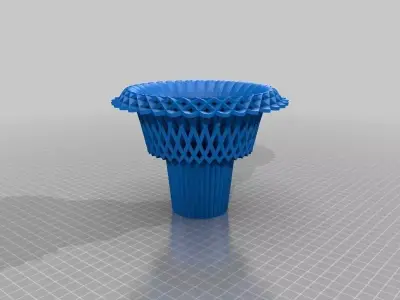 Ornament table vase  Free 3D print model