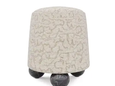 Kelly wearstler Selma stool  3D model