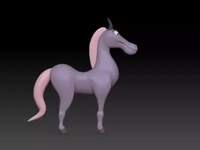 Horse 3d Model - Updated Version 3D model