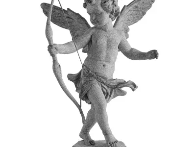 arrow angle statue 3D model
