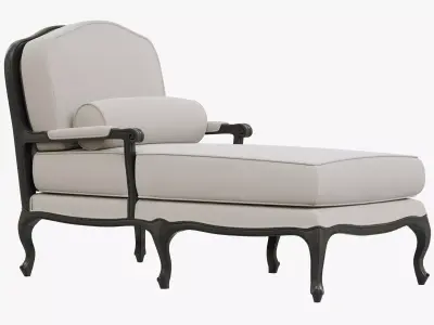 Restoration Hardware Toulouse Chaise 3D model