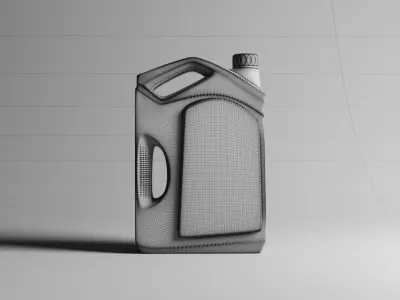 Car Oil Engine 3D model